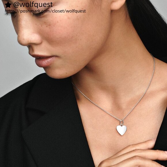 Pandora Engravable Heart Tag Pendant - Picture 6 of 6